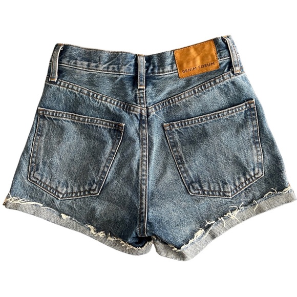 DENIM FORUM "THE YOKO HI-RISE MICRO SHORTS" - Picture 3 of 3